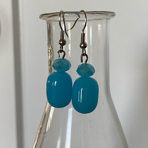 Blue Fashion Earings - Picture 2 of 2